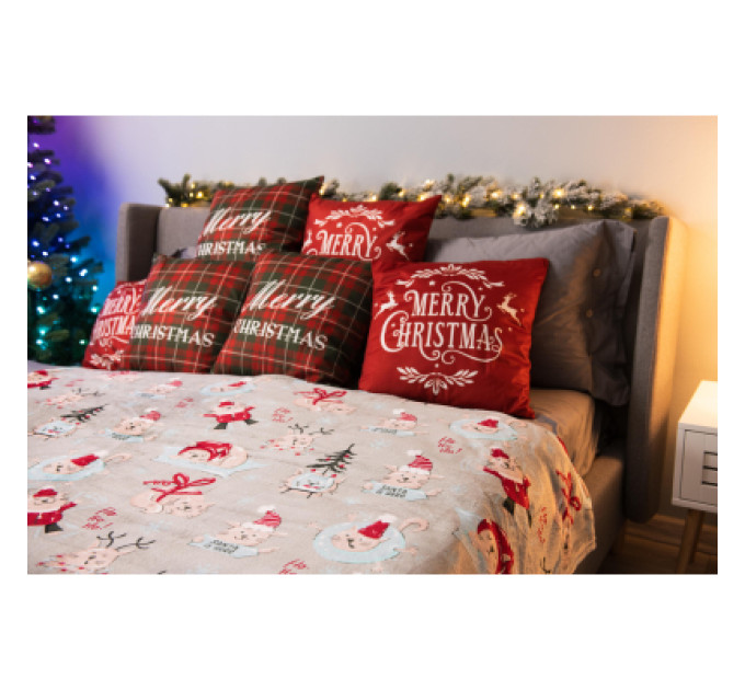 Ardesto Плед Ardesto Christmas Flannel 160х200см, 100% поліестер, різдвяні котики (ART0120PB)