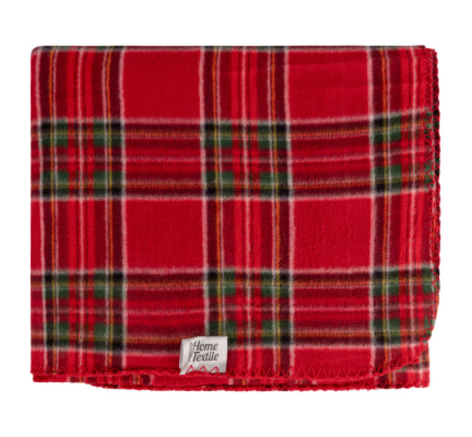 Ardesto Плед Ardesto Christmas Fleece 130x160см, 100% поліестер, клітинка, червоний (ART0717PB)