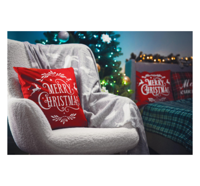 Ardesto Плед Ardesto Christmas Fleece 130x160см, 100% поліестер, олені (ART0716PB)
