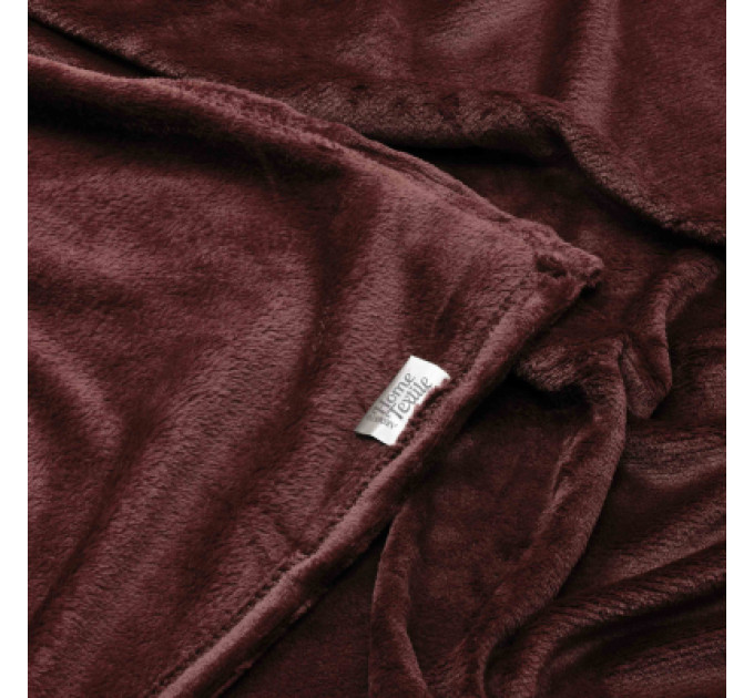 Ardesto Плед Ardesto Flannel 160х200см, 100% поліестер, бургунді (ART0221SB)