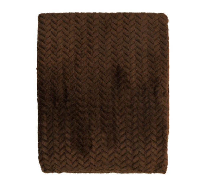 Ardesto Плед Ardesto Jacquard Braid 200х220см, 100% поліестер, коричневий (ART0206JB)