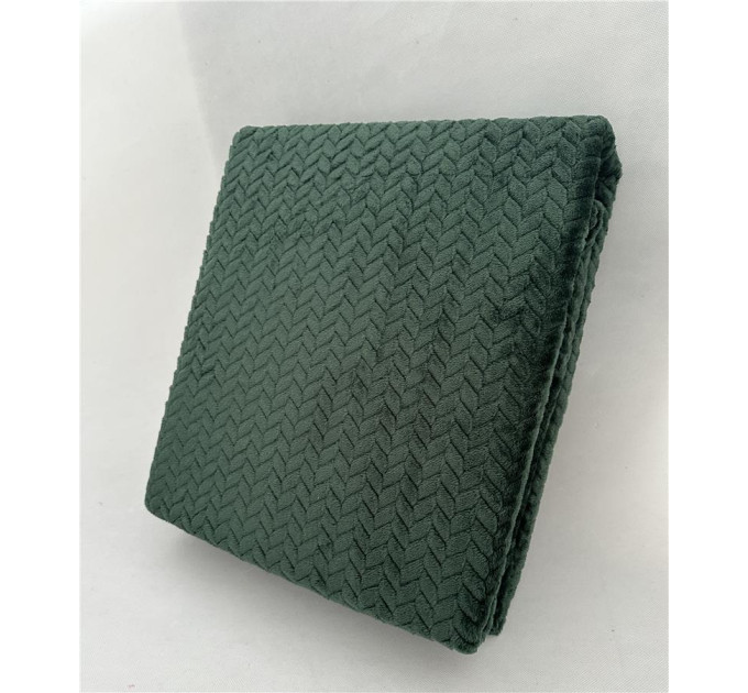Ardesto Плед Ardesto Jacquard Braid 200х220см, 100% поліестер, смарагдовий (ART0208JB)