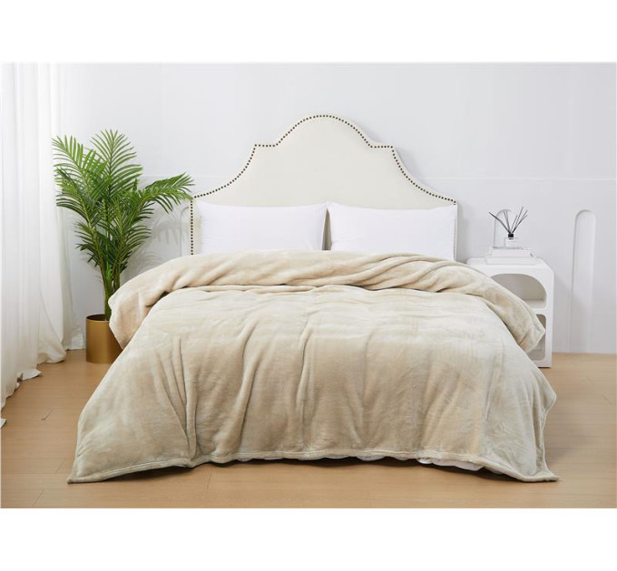 Ardesto Покривало Ardesto Delicate 160х200см, 100% поліестер, бежевий (ART0201DE)