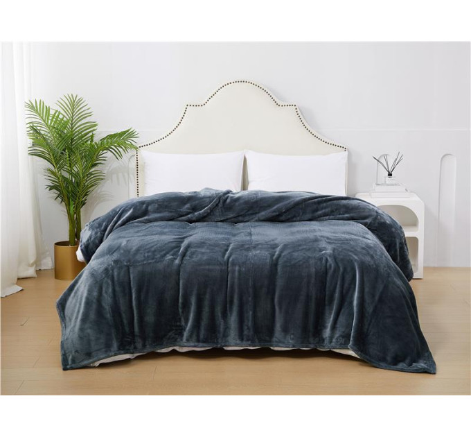 Ardesto Покривало Ardesto Delicate 160х200см, 100% поліестер, сірий (ART0203DE)