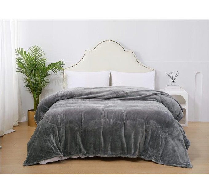 Ardesto Покривало Ardesto Delicate 160х200см, 100% поліестер, сірий світлий (ART0205DE)