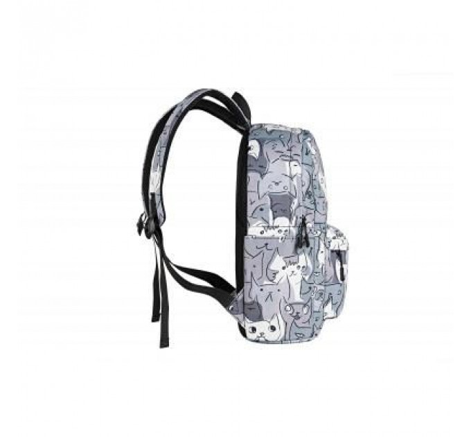 Рюкзак для ноутбука 2E 13" TeensPack Cats, grey (2E-BPT6114GC)