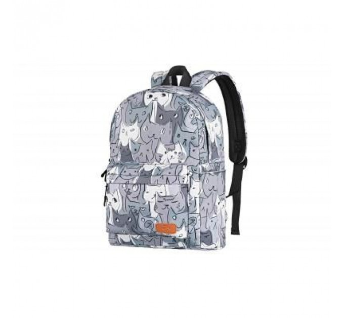 Рюкзак для ноутбука 2E 13" TeensPack Cats, grey (2E-BPT6114GC)