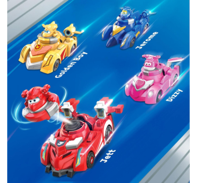 Super Wings Ігровий набір Super Wings Spinning Vehicle Золотий Хлопчик (Golden Boy) (EU770331)