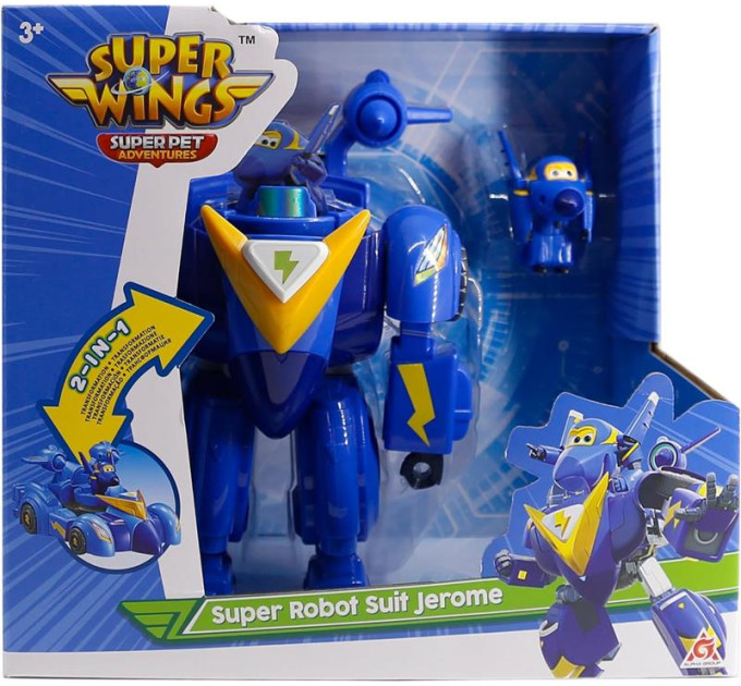 Super Wings Ігровий набір Super Wings Super Robot Suit Джером (Jerome) (EU770353)