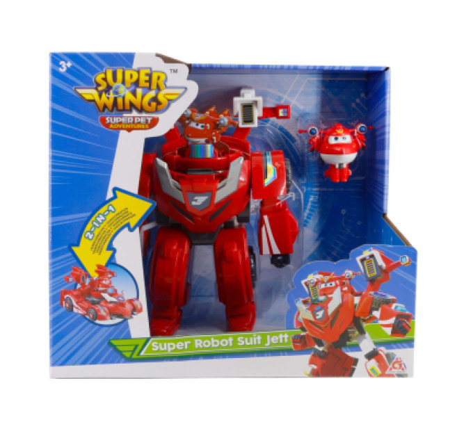 Super Wings Ігровий набір Super Wings Super Robot Suit Джетт (Jett) (EU770351)