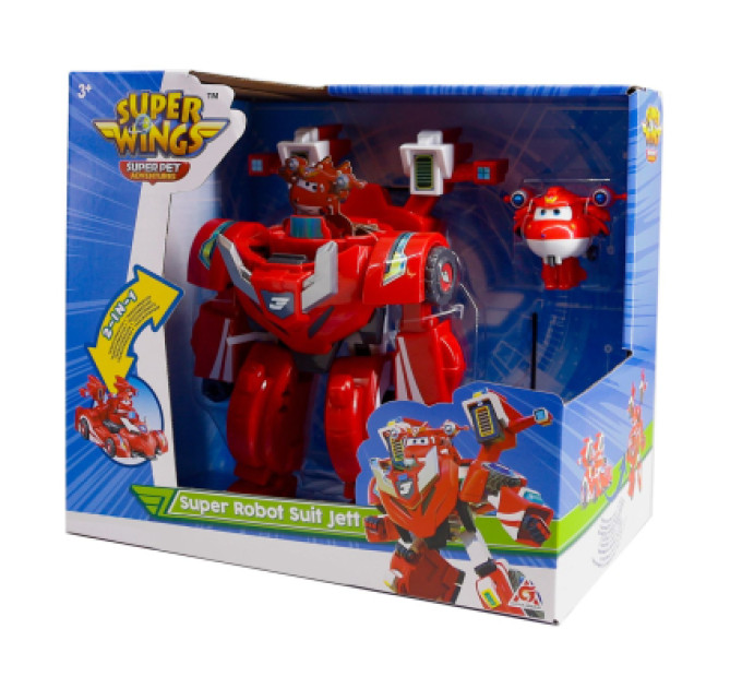 Super Wings Ігровий набір Super Wings Super Robot Suit Джетт (Jett) (EU770351)