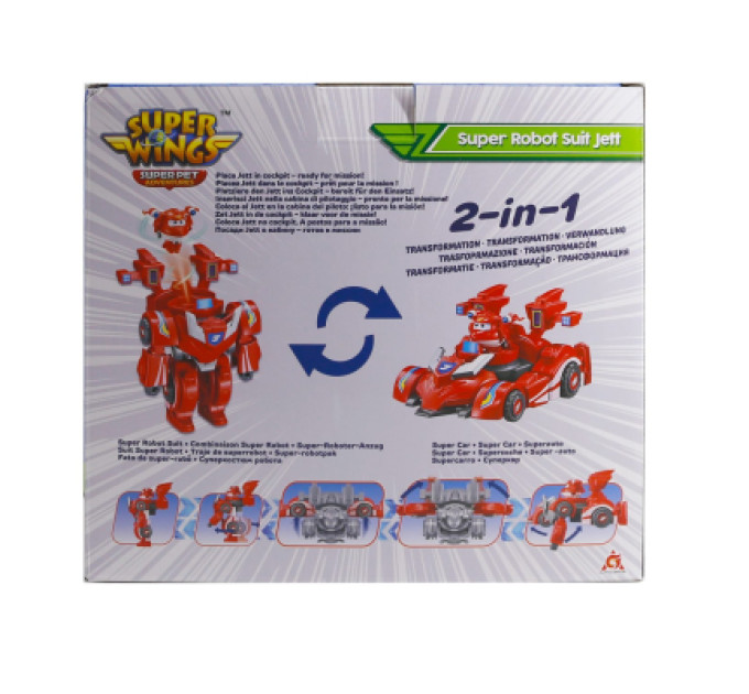 Super Wings Ігровий набір Super Wings Super Robot Suit Джетт (Jett) (EU770351)