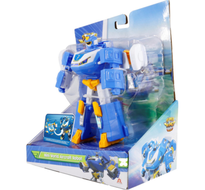 Super Wings Трансформер Super Wings Міні Повітряна База Робот (EU760288)