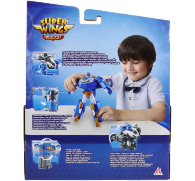 Super Wings Трансформер Super Wings Міні Повітряна База Робот (EU760288)