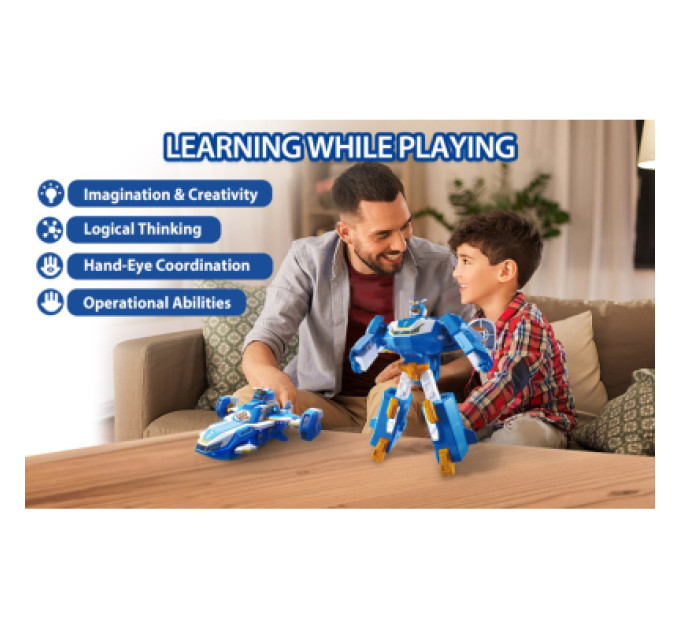 Super Wings Трансформер Super Wings Міні Повітряна База Робот (EU760288)