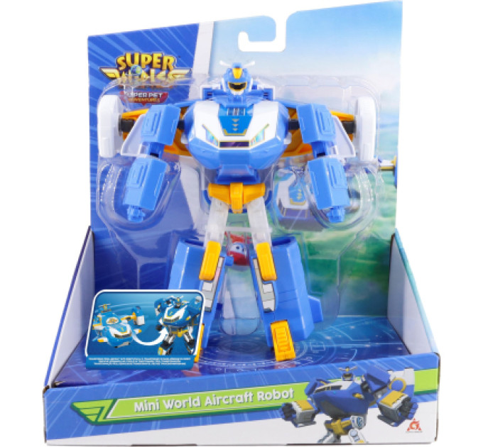 Super Wings Трансформер Super Wings Міні Повітряна База Робот (EU760288)