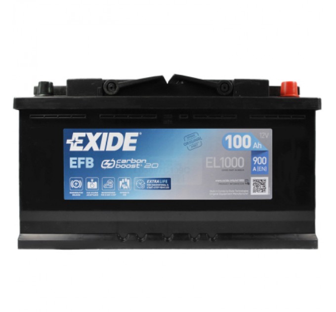EXIDE Акумулятор автомобільний EXIDE START-STOP EFB 100A (EL1000)