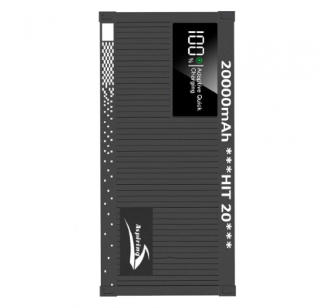 Aspiring Батарея універсальна Aspiring Hit 20 20000mAh PD/22.5W (PPHT.H02)