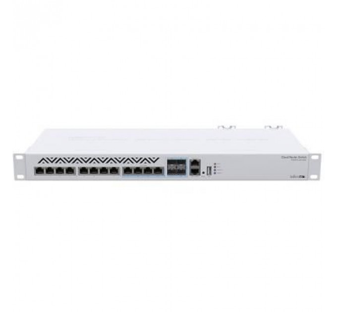Комутатор мережевий Mikrotik CRS312-4C+8XG-RM