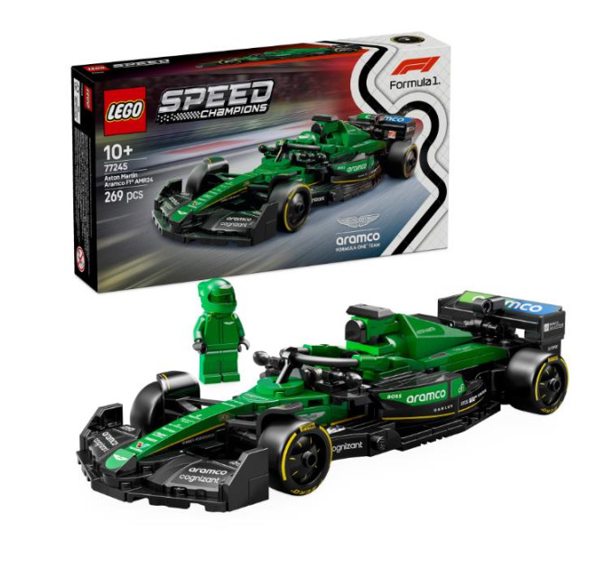 LEGO Конструктор LEGO Speed Champions Автомобіль для перегонів Aston Martin Aramco F1® AMR24 (77245)