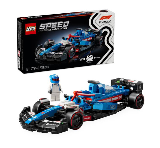 LEGO Конструктор LEGO Speed Champions Автомобіль для перегонів F1 Visa Cash RB VCARB 01 (77246)