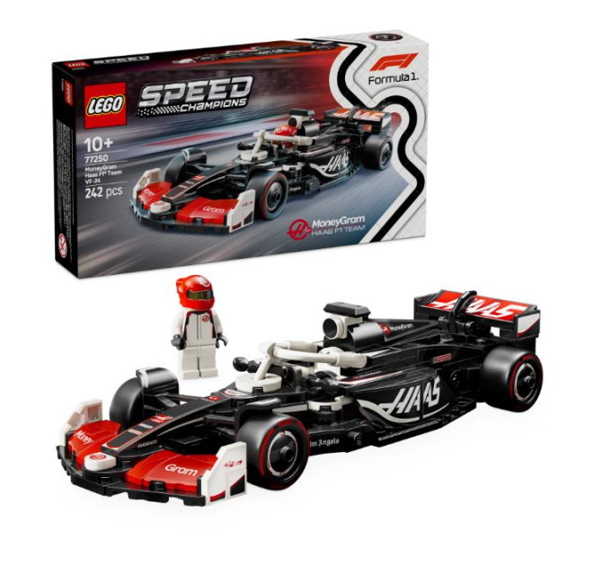 LEGO Конструктор LEGO Speed Champions Автомобіль для перегонів MoneyGram Haas F1 Team VF-24 (77250)