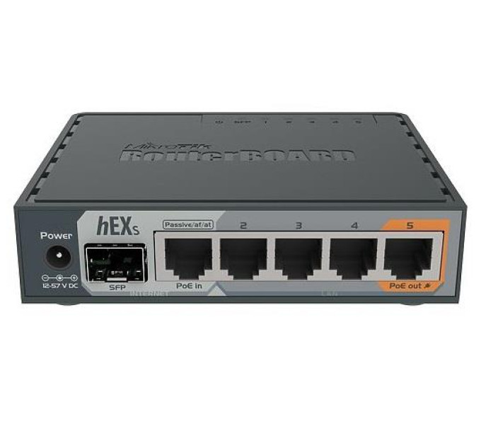 Mikrotik Маршрутизатор Mikrotik hEX S (RB760IGS)