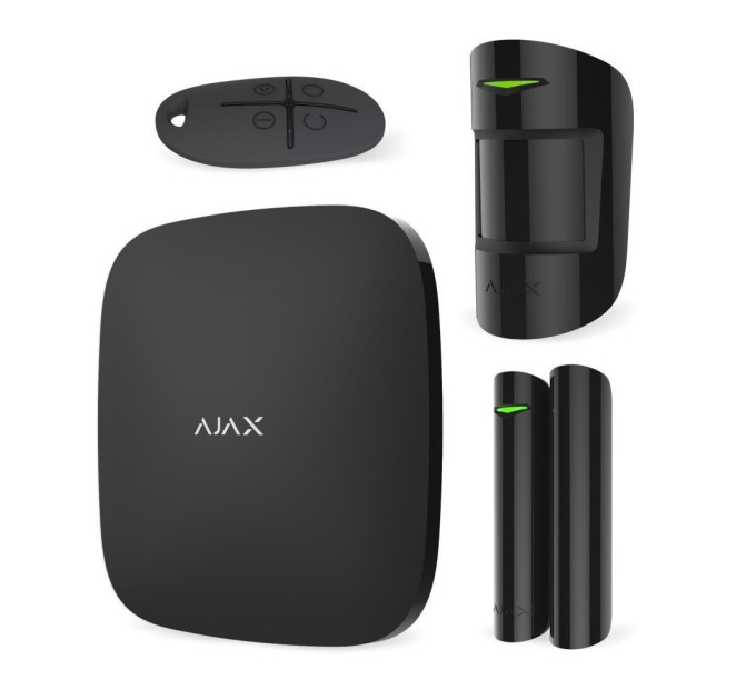 Ajax Комплект охоронної сигналізації BLACK 000001143 AJAX
