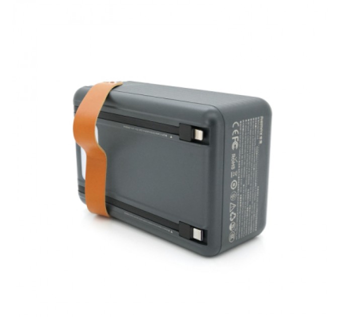 Remax Батарея універсальна Remax 80000mAh, 20W, 3*USB+Type-C+Lighting, Black (RPP-566)