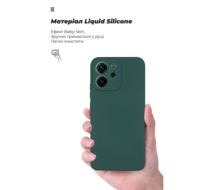 Armorstandart Чохол до мобільного телефона Armorstandart ICON OPPO Reno14 F 5G / Reno14 FS 5G Camera cover Dark Green (ARM87567)