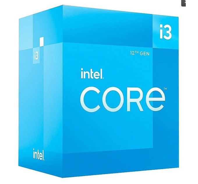 INTEL Центральний процесор комп’ютера (CPU) I3-12100 S1700 BOX 3.3G BX8071512100 S RL62 IN