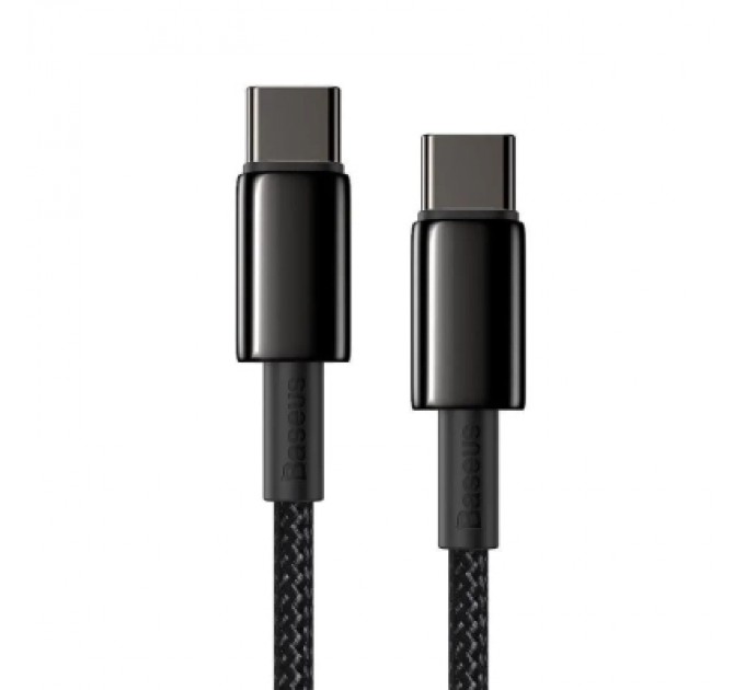 Baseus Дата кабель USB-C to USB-C 1.0m 100W black Baseus (CATWJ-01)