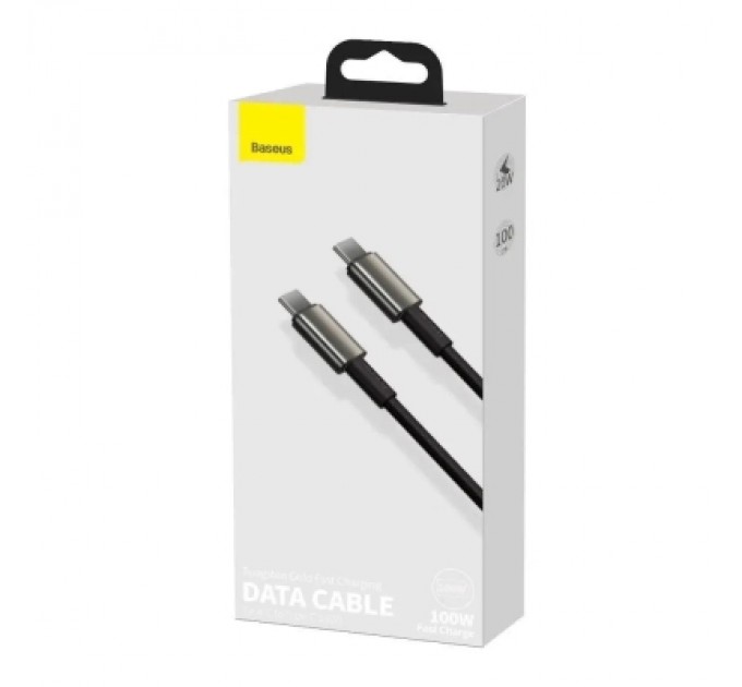 Baseus Дата кабель USB-C to USB-C 1.0m 100W black Baseus (CATWJ-01)