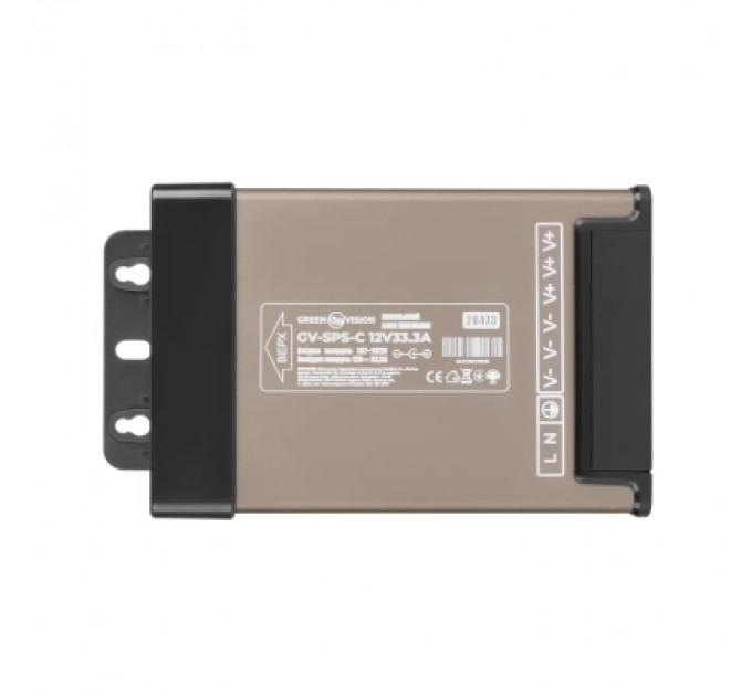 Greenvision Блок живлення для систем відеоспостереження Greenvision GV-SPS-C 12V33.3A