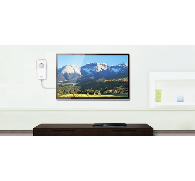 TP-Link Гігабітний Powerline адаптер з вбудованою розеткою , TL-PA8010PKIT TP-LINK