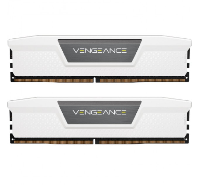 Corsair Модуль пам'яті для комп'ютера DDR5 32GB (2x16GB) 6000 MHz Vengeance White Corsair (CMK32GX5M2E6000Z36W)