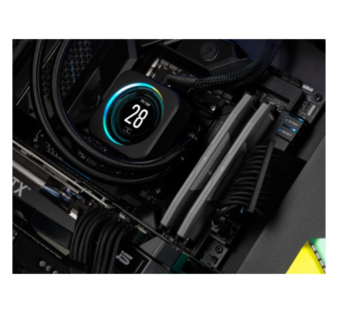 Corsair Модуль пам'яті для комп'ютера DDR5 32GB (2x16GB) 5600 MHz Vengeance Cool Gray Corsair (CMK32GX5M2B5600Z36)