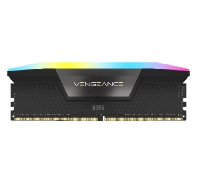 Corsair Модуль пам'яті для комп'ютера DDR5 64GB (2x32GB) 6000 MHz Vengeance RGB Grey Corsair (CMH64GX5M2B6000Z30)