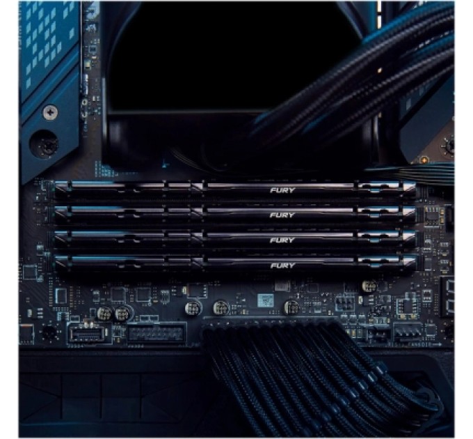 Kingston Fury (ex.HyperX) Модуль пам'яті для комп'ютера DDR5 128GB (2x64GB) 5600 MHz Beast Kingston Fury (ex.HyperX) (KF556C36BBEK2-128)