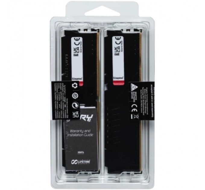 Kingston Fury (ex.HyperX) Модуль пам'яті для комп'ютера DDR5 128GB (2x64GB) 5600 MHz Beast Kingston Fury (ex.HyperX) (KF556C36BBEK2-128)