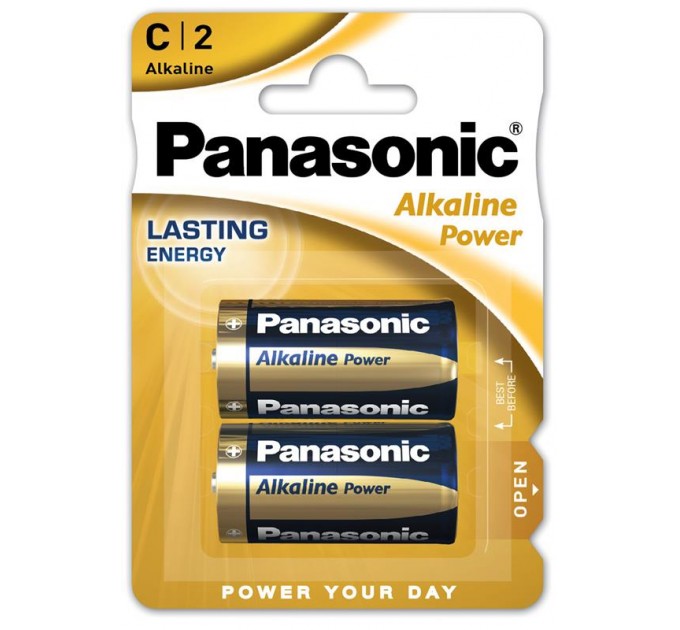Panasonic Батарейка Panasonic Alkaline Power Lasting C/LR14 BL 2 шт