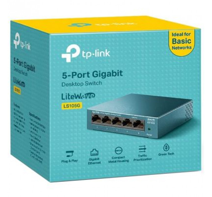 Комутатор мережевий TP-Link LS105G