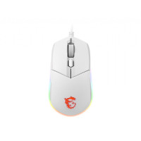 Mиша USB OPTICAL GAMING CLUTCH GM11 WHITE MSI