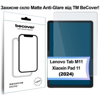 Скло захисне BeCover Matte Anti-Glare Lenovo Tab M11 (2024) TB-TB330FU/Xiaoxin Pad 11 (2024) 11" (713437)