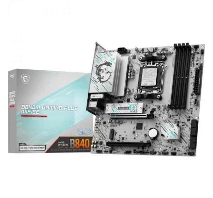 MSI Материнська плата MSI B840M GAMING PLUS WIFI6E