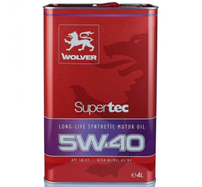 Wolver Моторна олива Wolver Supertec 5W-40 4л (4260360940019)
