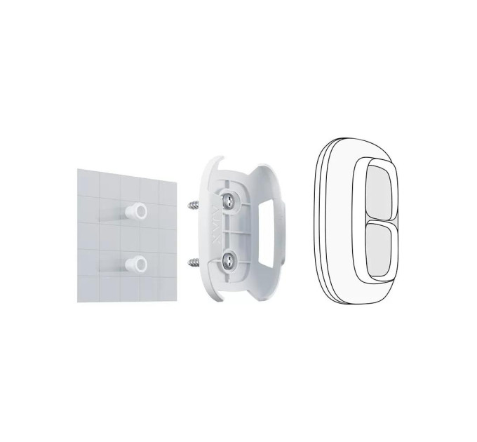Ajax Ajax, Holder for Button/Double Button white тримач для тривожної кнопки