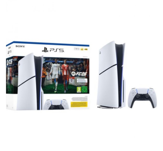 Sony Playstation Ігрова консоль Sony Playstation 5 Slim Blu-ray 825GB (+EA SPORTS FC 26) (1000049854)