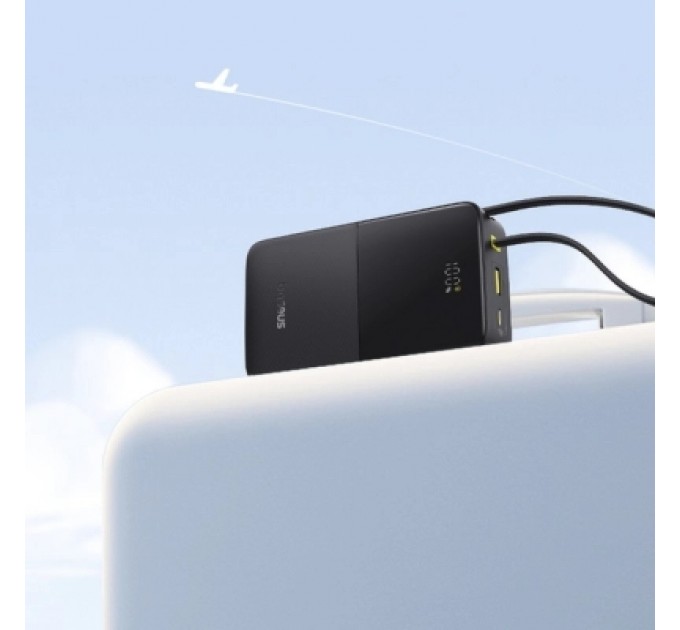 Baseus Батарея універсальна Baseus EnerFill FC51 Bipow2 Pro 20000mAh 22,5W build-in cable USB-C black (E0027701)