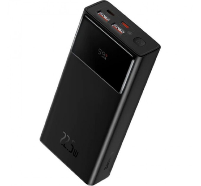 Baseus Батарея універсальна Baseus Star Lord Display 30000mAh 22.5W QC/3.0 PD/3.0 Black (PPXJ080101)